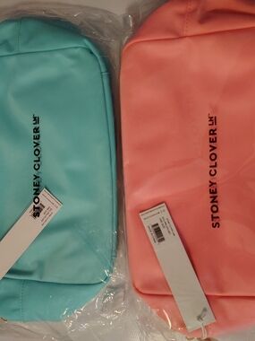 Stoney Clover Lane Cosmetic Utility Large Pouch - Lagoon And Snowcone